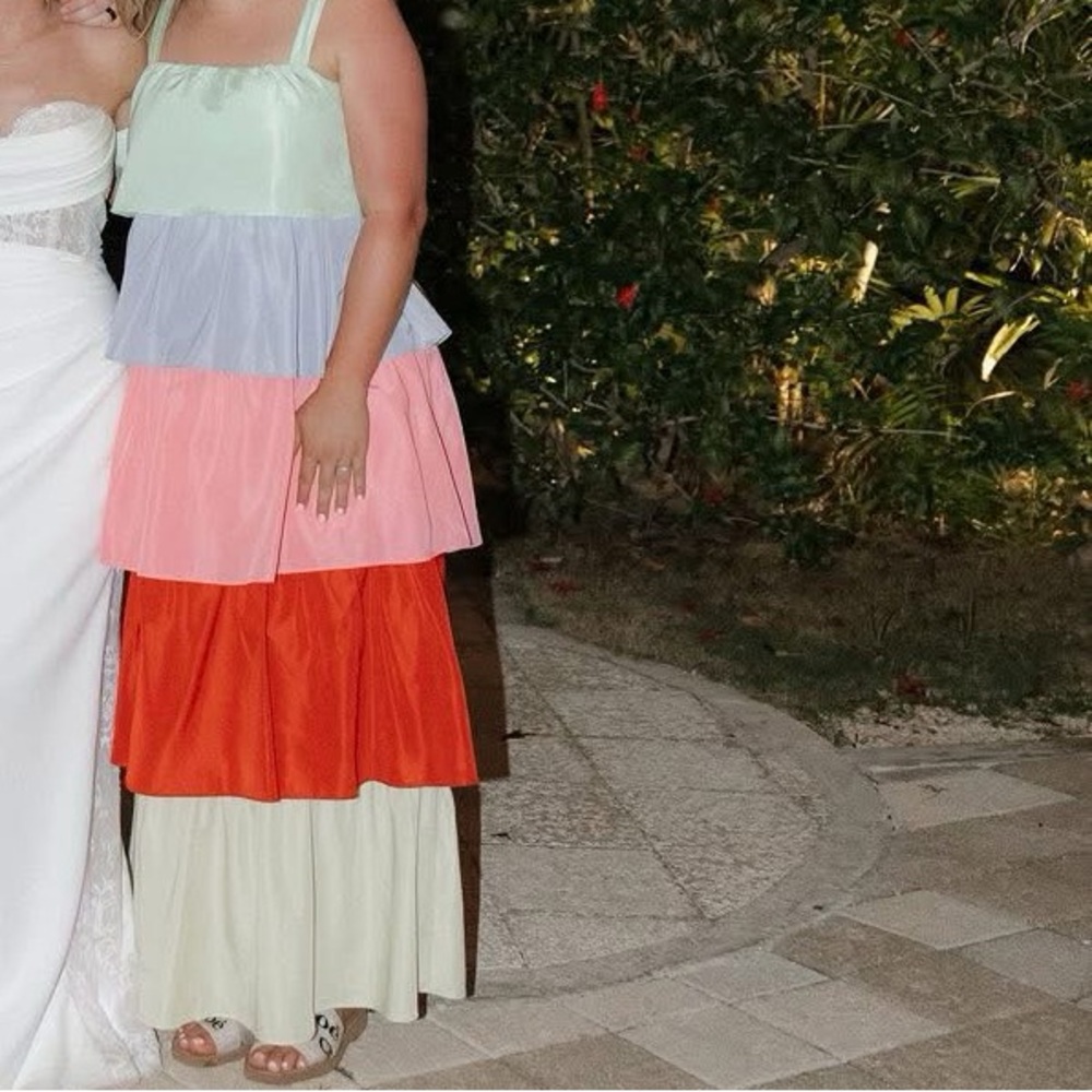 Buddy Love Colorful Tiered Maxi Dress